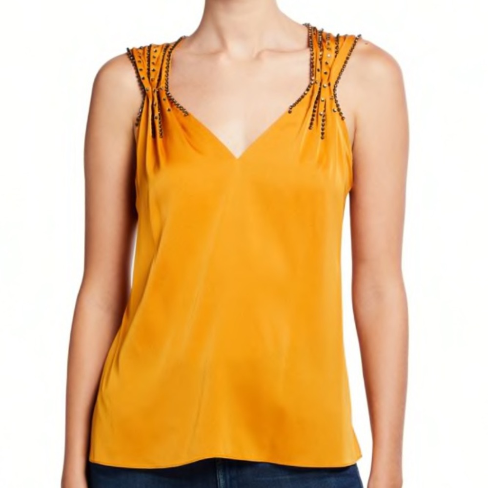 Kobi Halperin Koa Sleeveless Stud Embellished Blouse